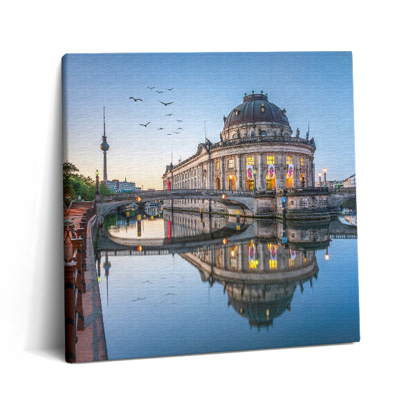 Obraz na plátně 60x60 cm Bodeho muzeum v Berlíně