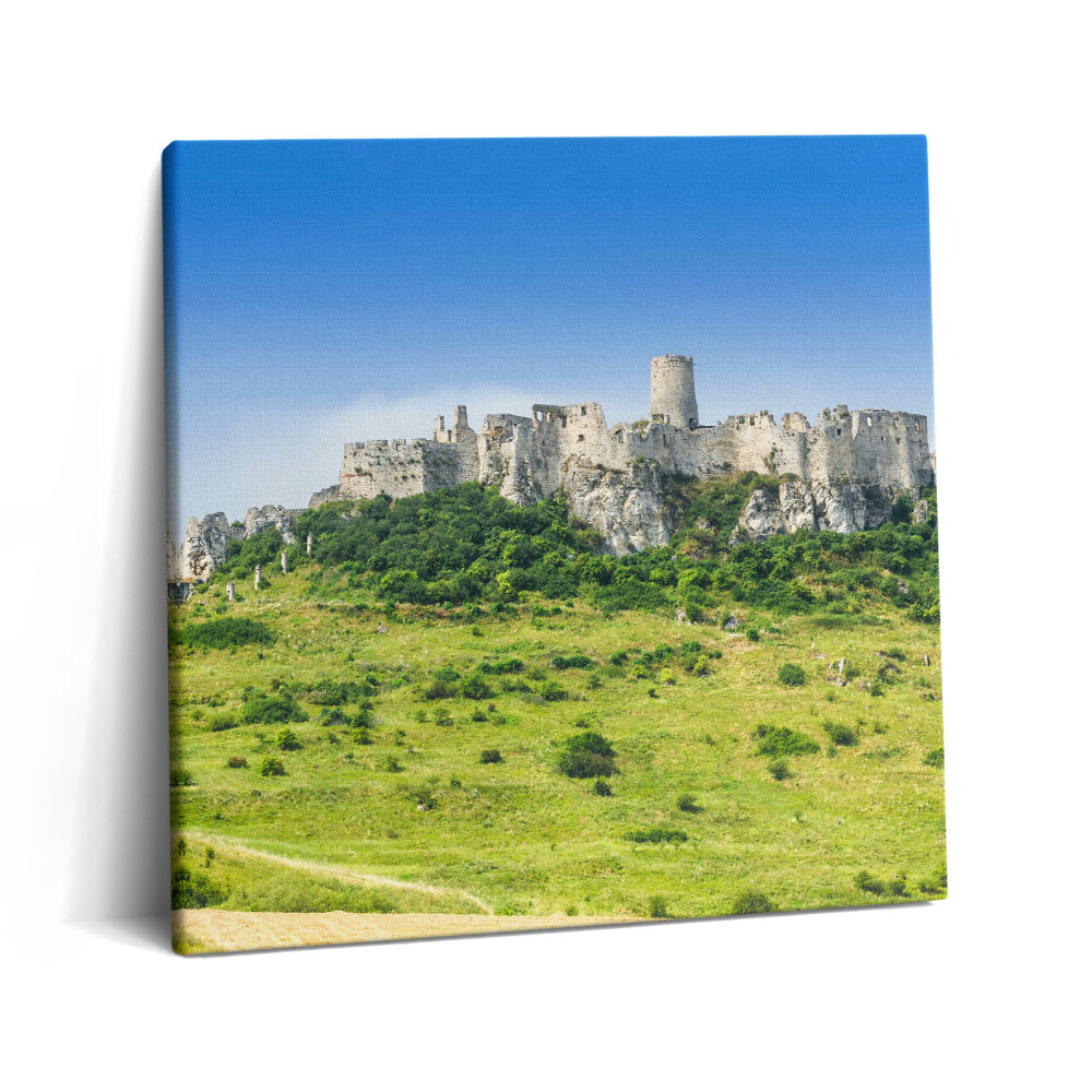 Obraz na plátně 60x60 cm Spišský hrad na Slovensku