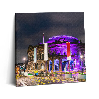 Obraz na plátně 60x60 cm Trh s kukuřicí v Leedsu