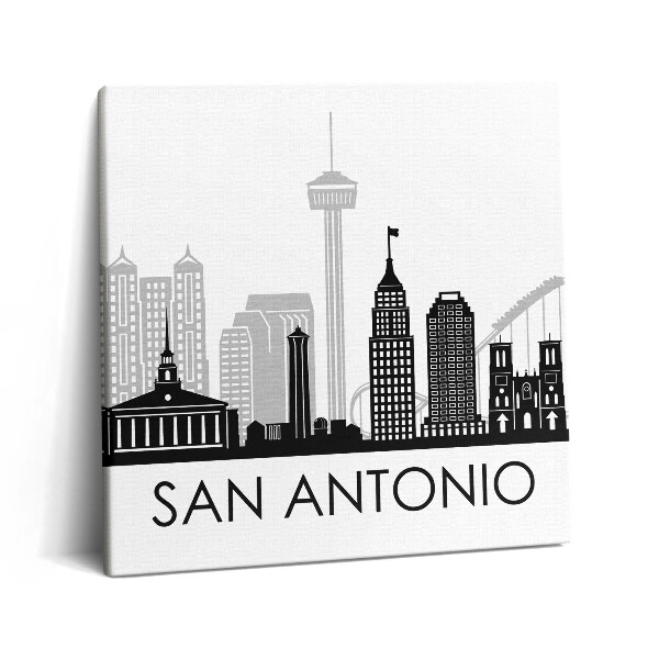Obraz canvas 60x60 cm Město San Antonio v Texasu