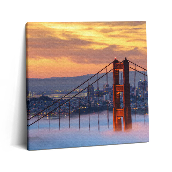 Obraz canvas 60x60 cm Sanfranciský most
