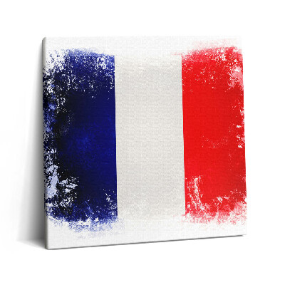 Obraz canvas 60x60 cm Francouzská vlajka