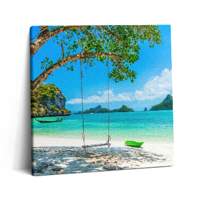 Obraz na plátně 60x60 cm Slunečný ostrov v Thajsku