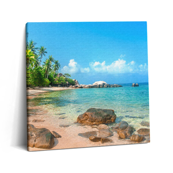 Obraz canvas 60x60 cm Krásná pláž v Thajsku