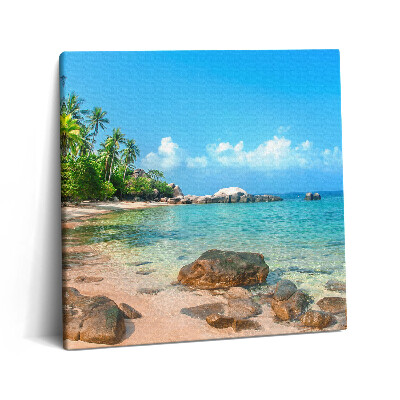 Obraz canvas 60x60 cm Krásná pláž v Thajsku