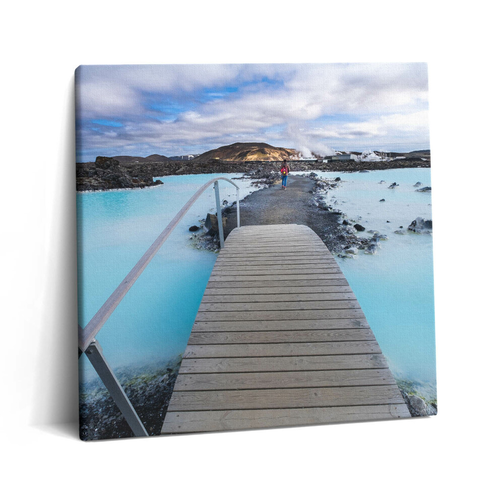 Obraz z fotografie na plátně 60x60 cm Atrakce na Islandu