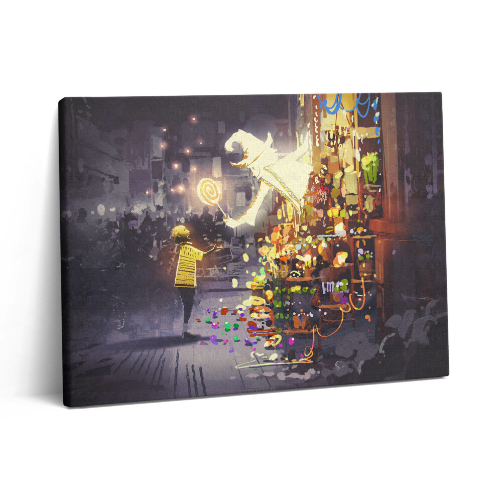 Obraz na plátně 80x60 cm Ilustrace kouzelné pohádky