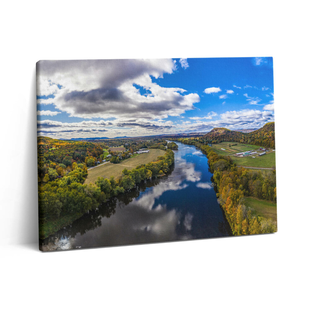 Obraz canvas 80x60 cm Odraz oblohy v řece