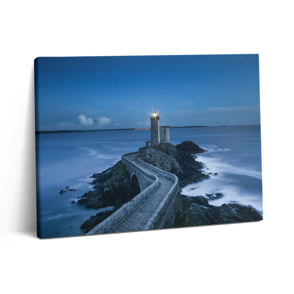 Obraz z fotografie na plátně 80x60 cm Cesta k majáku