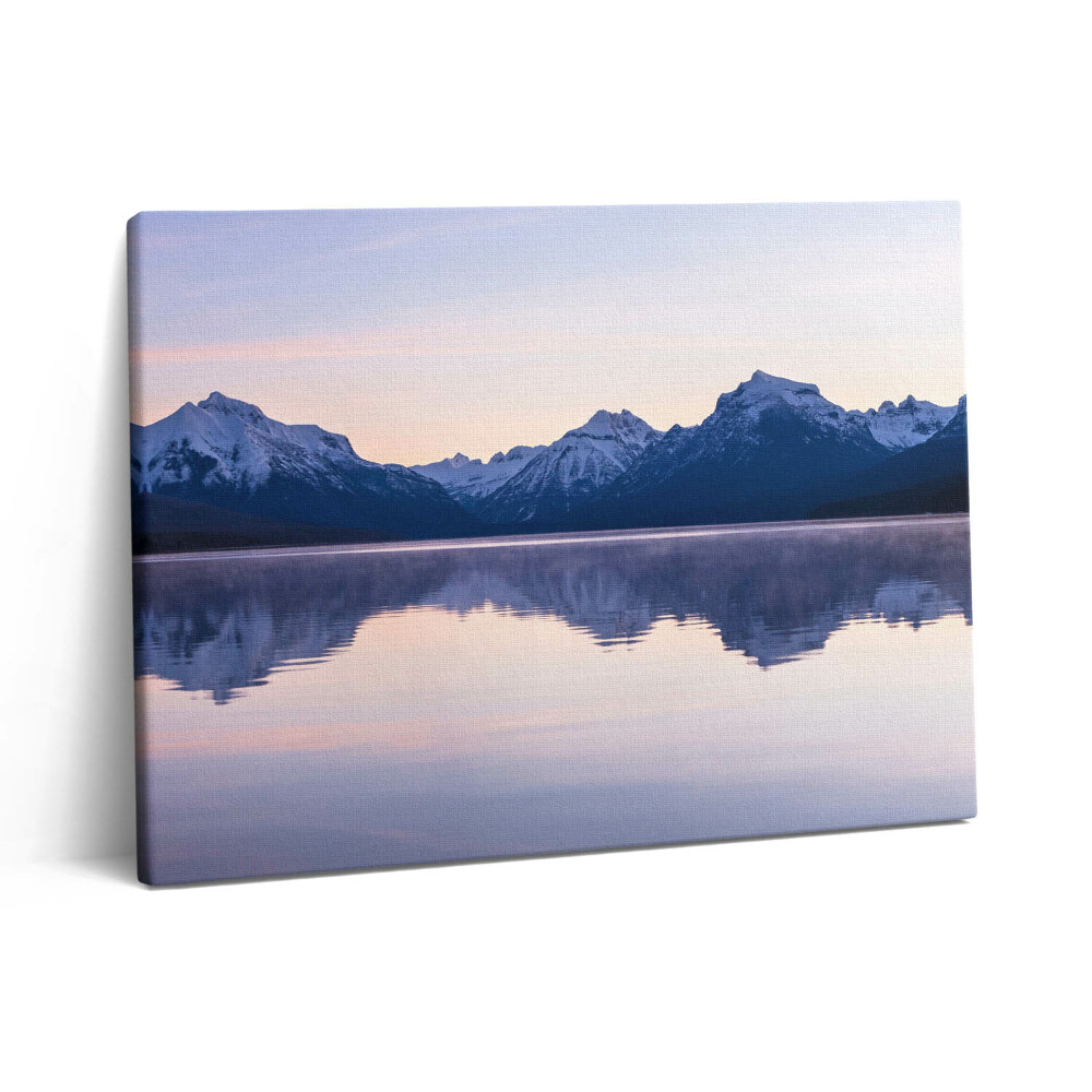 Obraz na plátně 80x60 cm Odraz hor ve vodě