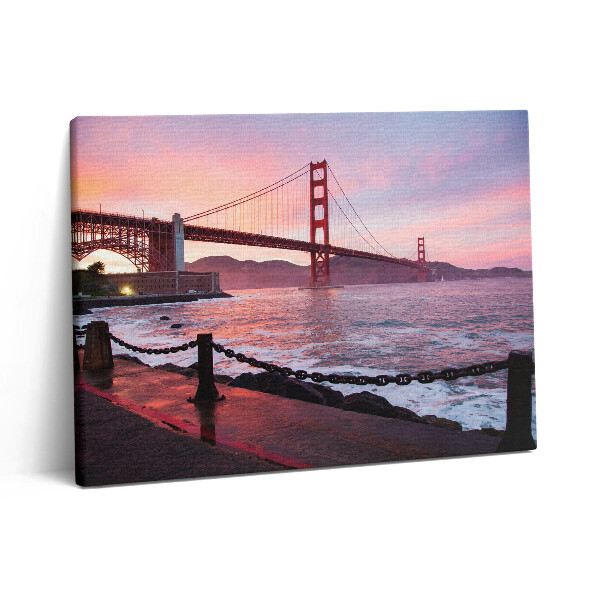 Obraz na plátně 80x60 cm Pohled na most Golden Gate