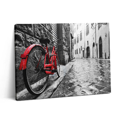 Obraz na plátně 80x60 cm Historické kolo a retro městská ulice