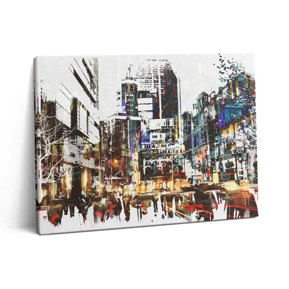 Obraz z fotografie na plátně 80x60 cm New York - město plné života