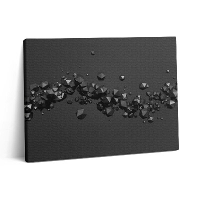 Obraz canvas 80x60 cm Abstraktní 3D tvary