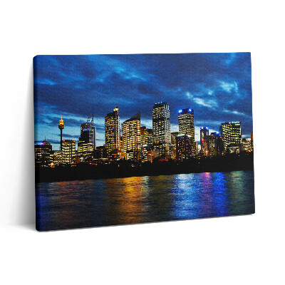 Obraz na plátně 80x60 cm Večerní procházka v Sydney