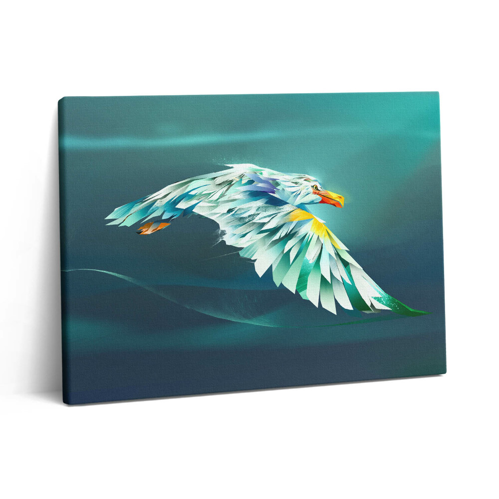 Obraz canvas 80x60 cm Obrázek letícího orla