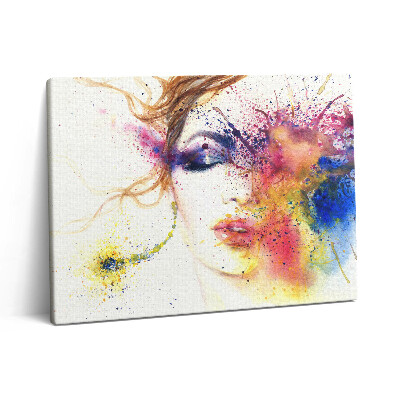 Obraz z fotografie na plátně 80x60 cm Portrét tajemné ženy