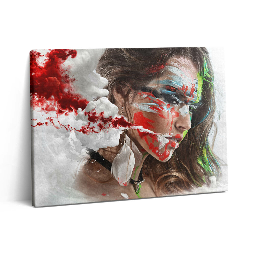 Obraz na plátně 80x60 cm Portrét indiánky