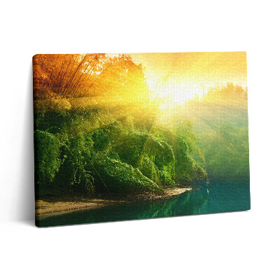 Obraz na plátně 80x60 cm Přírodní krajina na slunci