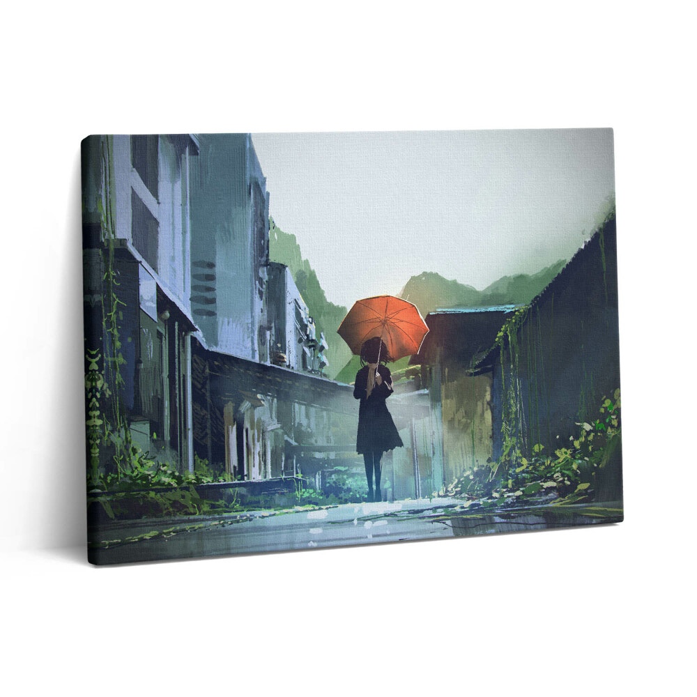 Obraz na plátně 80x60 cm Procházka a anglické počasí