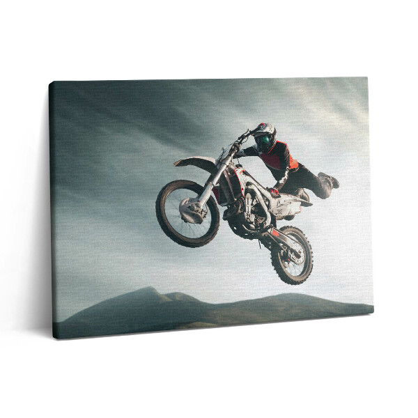 Obraz z fotografie na plátně 80x60 cm Motorový styl a adrenalin