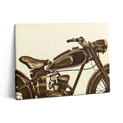 Obraz na plátně 80x60 cm Retro sépie - motorka ve vintage stylu