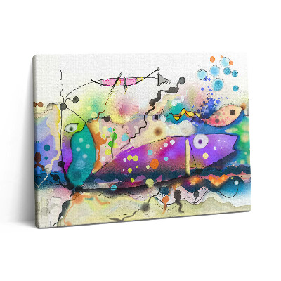 Obraz canvas 80x60 cm Obraz ryb v moři