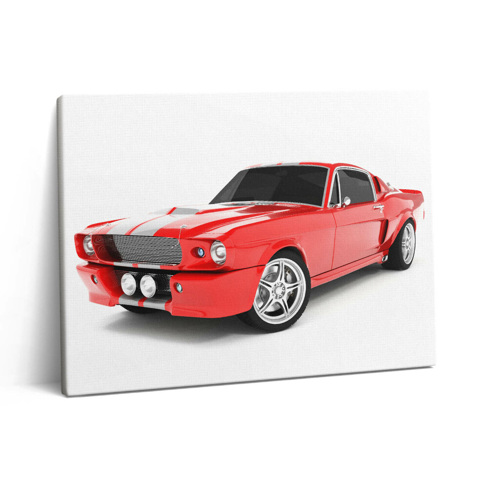 Obraz canvas 80x60 cm Červené sportovní auto