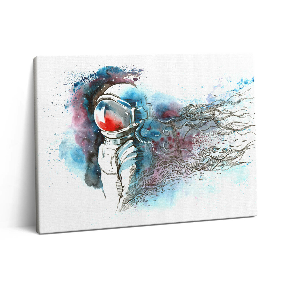 Obraz z fotografie na plátně 80x60 cm Abstrakt astronauta