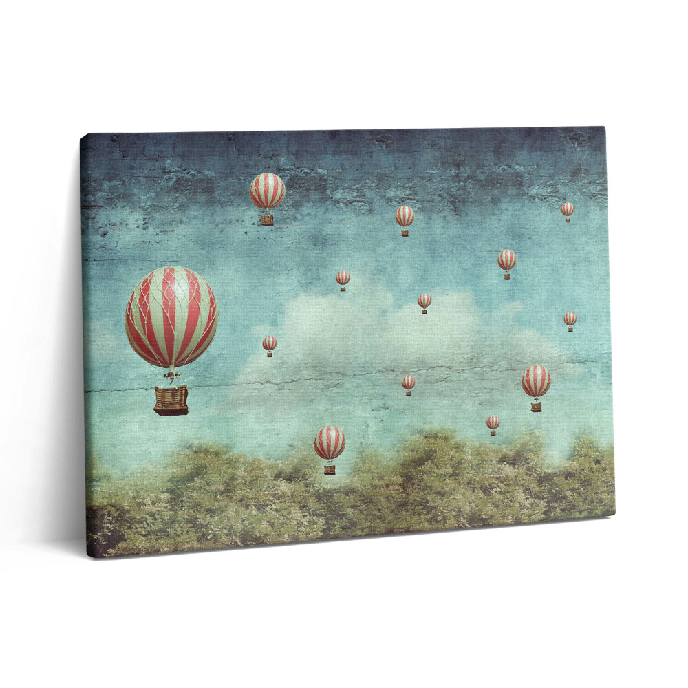 Obraz na plátně 80x60 cm Balóny létající na obloze