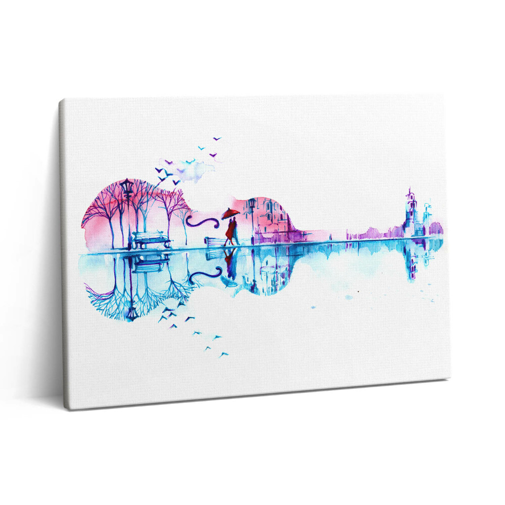 Obraz canvas 80x60 cm Obraz seladona s parkem