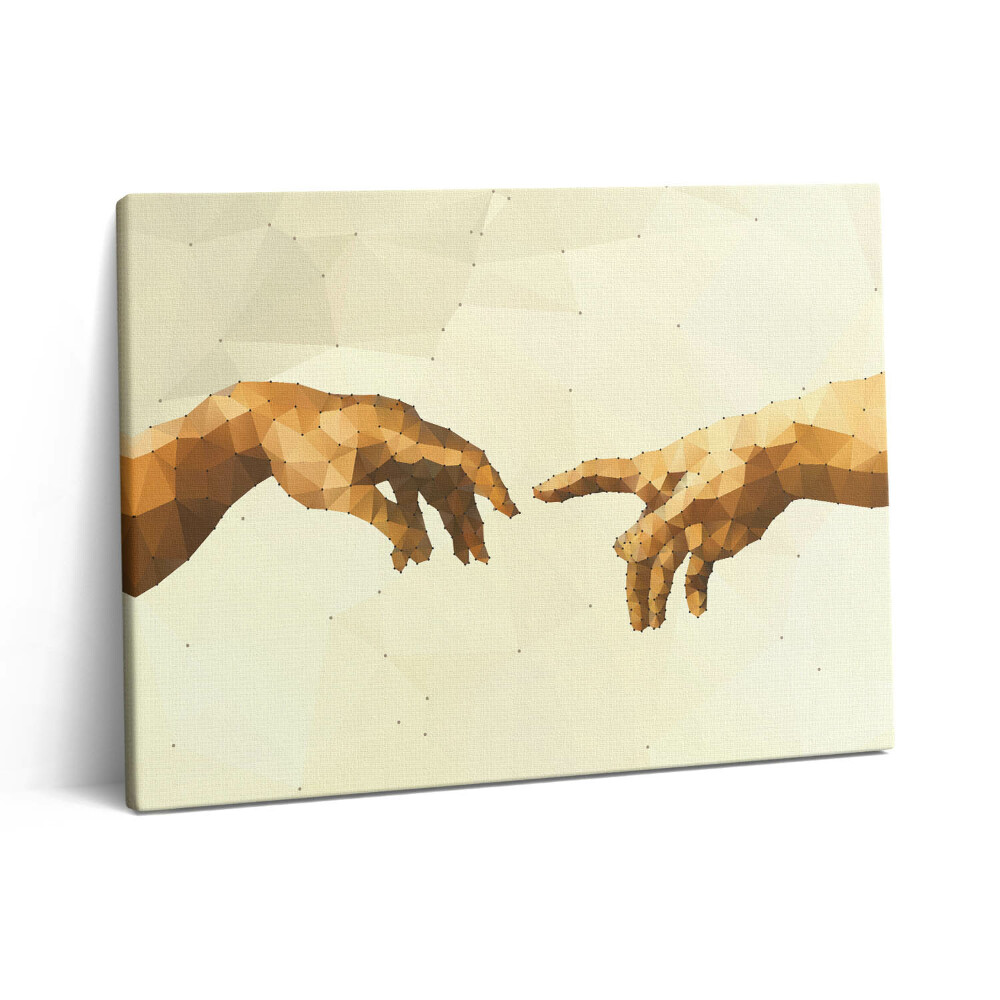 Obraz na plátně 80x60 cm Stvoření Adama