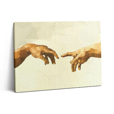 Obraz na plátně 80x60 cm Stvoření Adama