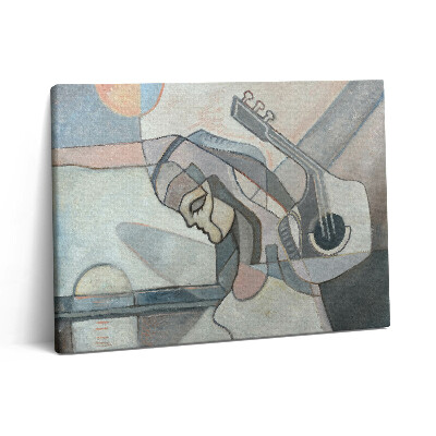 Obraz z fotografie na plátně 80x60 cm Abstraktní malba zobrazující ženu