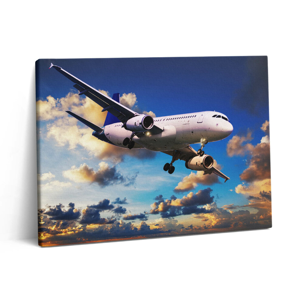 Obraz na plátně 80x60 cm Letadlo v oblacích