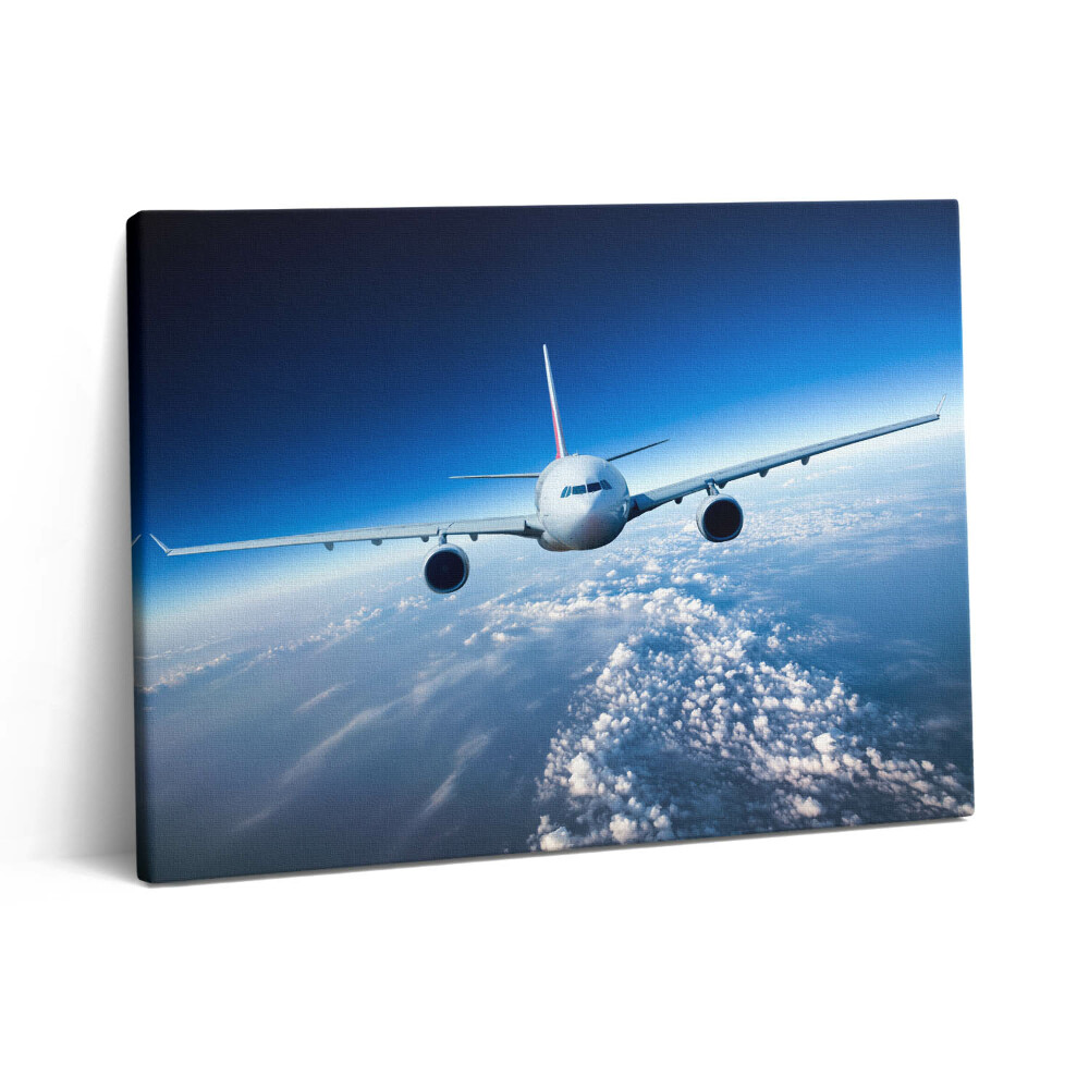 Obraz na plátně 80x60 cm Letadlo nad mraky