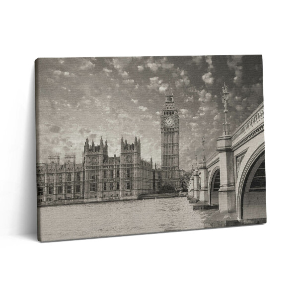 Obraz na plátně 80x60 cm Londýn Anglie Big Ben