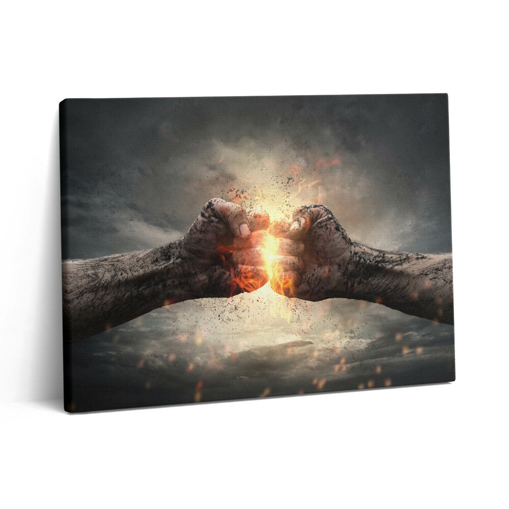 Obraz na plátně 80x60 cm Moc a síla pěsti
