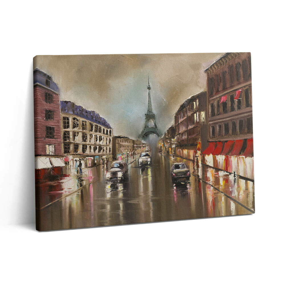 Obraz canvas 80x60 cm Francouzské město Paříž