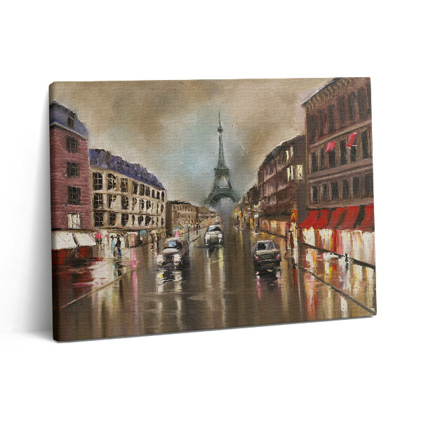 Obraz canvas 80x60 cm Francouzské město Paříž
