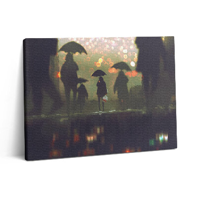 Obraz na plátně 80x60 cm Lidé se stíny