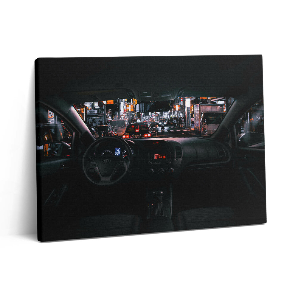 Obraz canvas 80x60 cm Auto v Tokiu