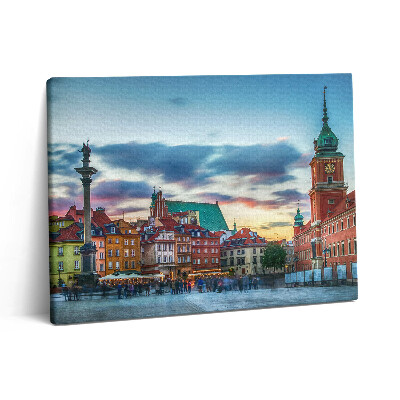Obraz canvas 80x60 cm Staroměstský hrad ve Varšavě