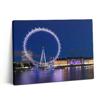 Obraz na plátně 80x60 cm Ruské kolo London Eye Londýn