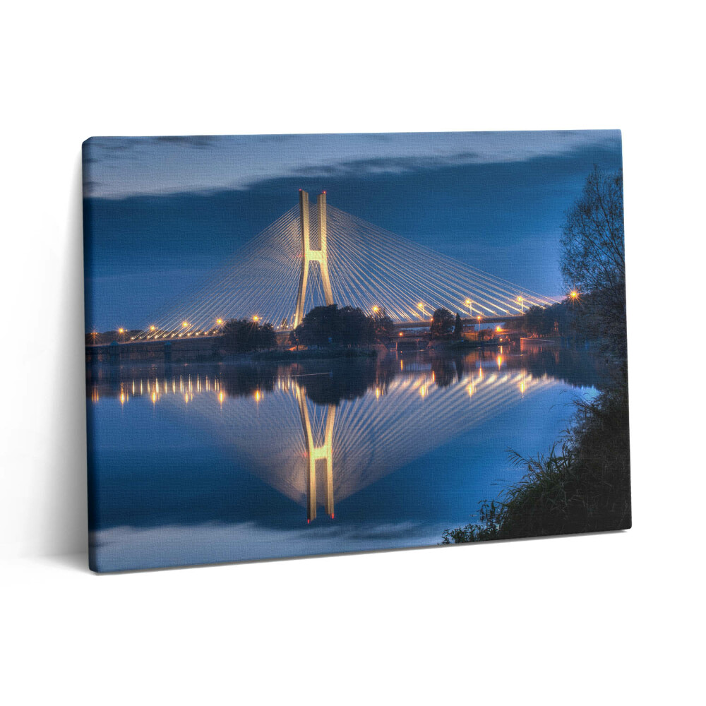 Obraz z fotografie na plátně 80x60 cm Most Rędziński Vratislav