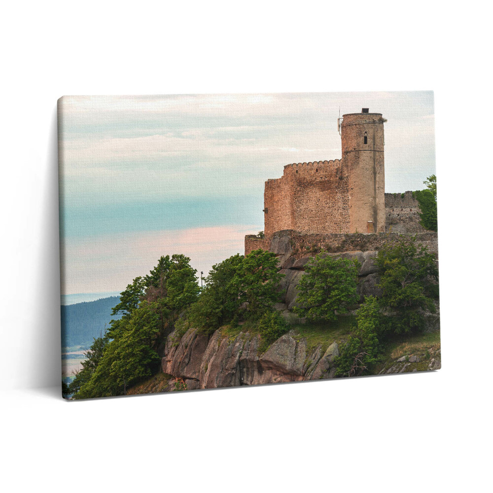 Obraz na plátně 80x60 cm Hrad Chojnik v Jelení Hoře