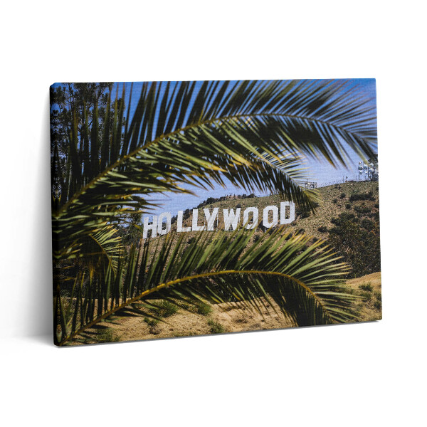 Obraz na plátně 80x60 cm Nápis Hollywood v Los Angeles