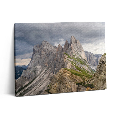 Obraz canvas 80x60 cm Skalisté hory