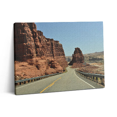 Obraz canvas 80x60 cm Route 66 ve Spojených státech