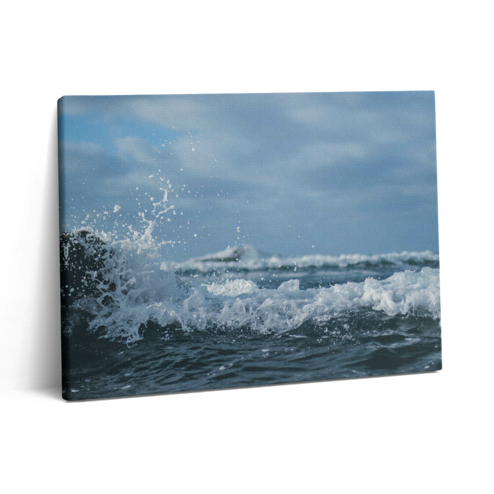 Obraz na plátně 80x60 cm Fotografie mořských vln